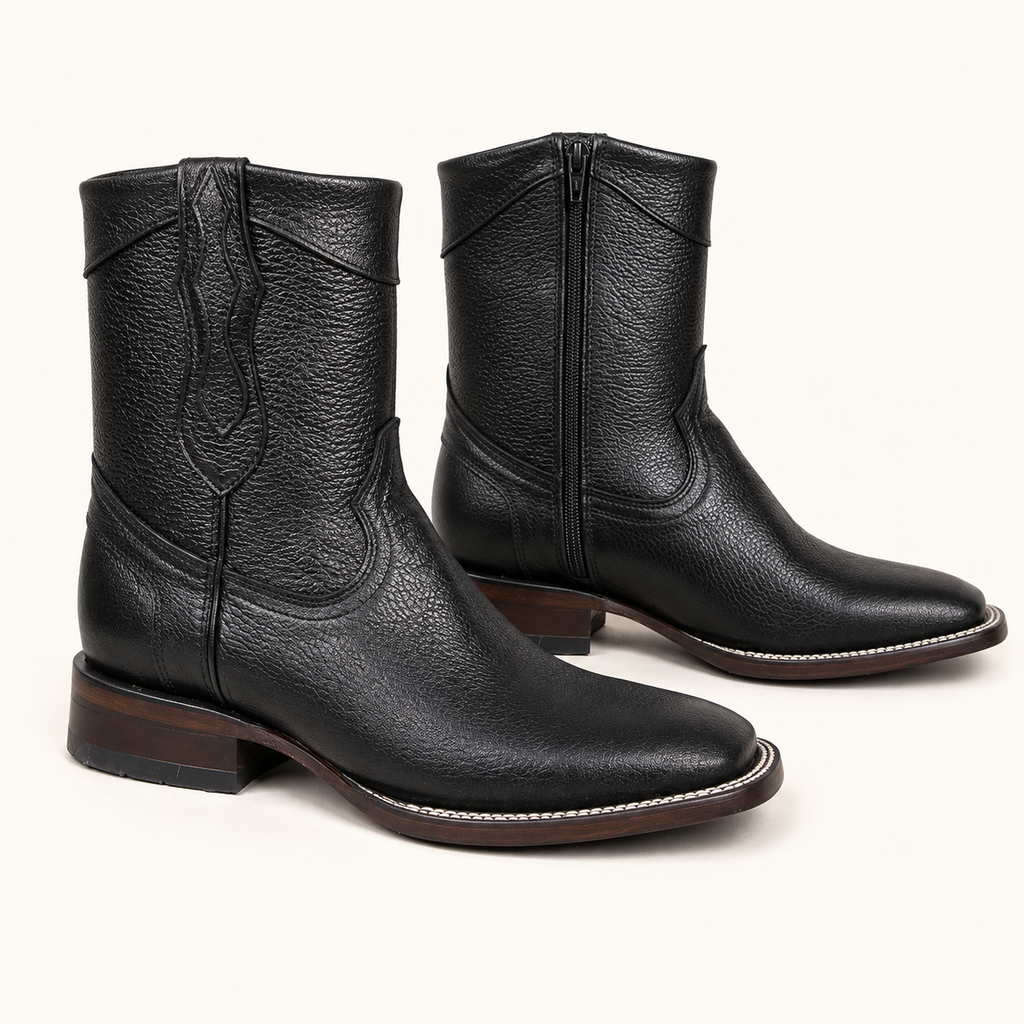 Dilan Black Bulldog Work Boot — JW Ranch