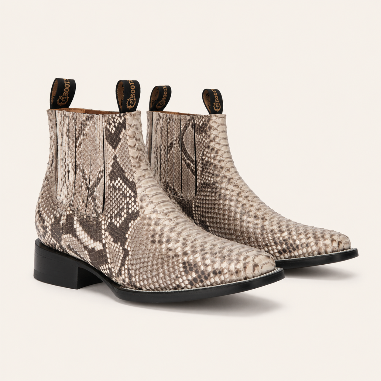 Bulldog Python Natural Bulldog Boot — Cabrera