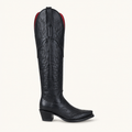 Total Black Extra High Crimson Boot — Esja Boots