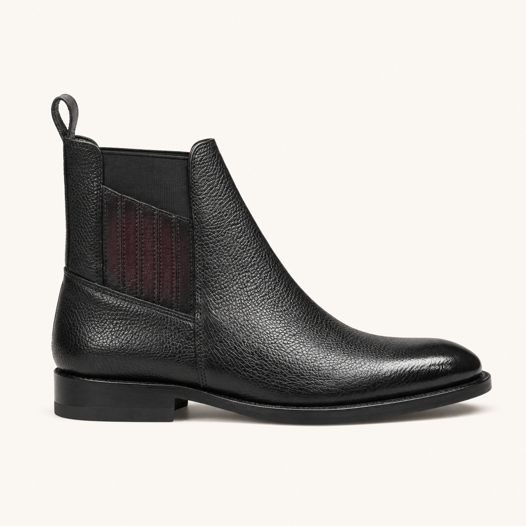 Black Wine Flotter Ankle Boot — JW Ranch