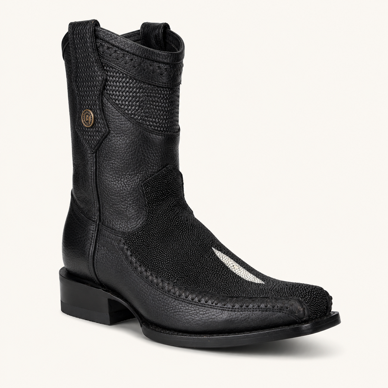 Black Stingray Boot Black Pearl — Cabrera