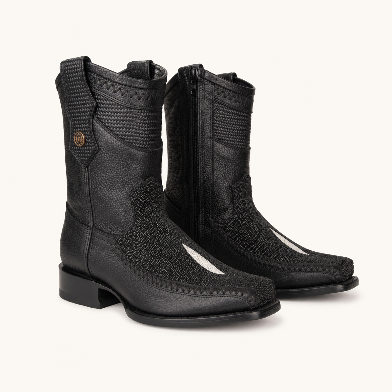 Black Stingray Boot Black Pearl — Cabrera