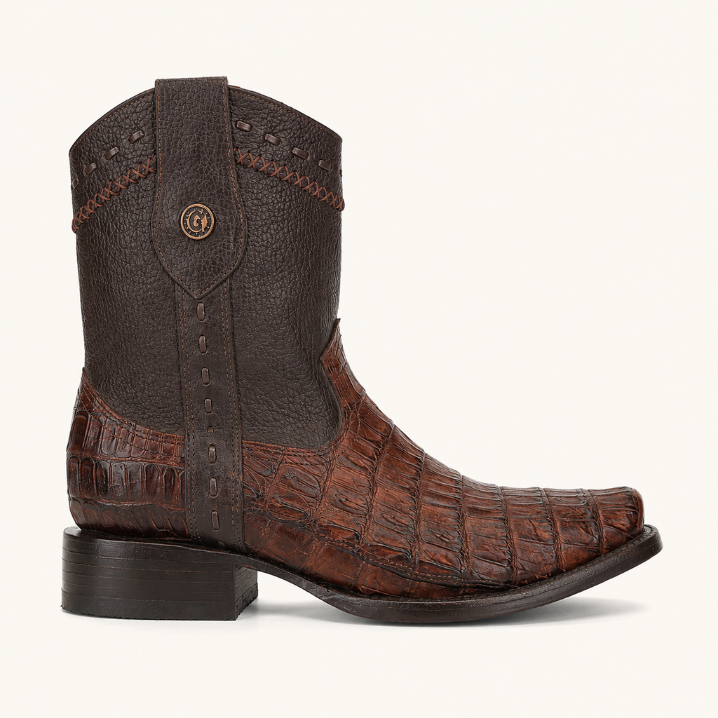 Bota Piel de Caimán Café Patrón — Cabrera