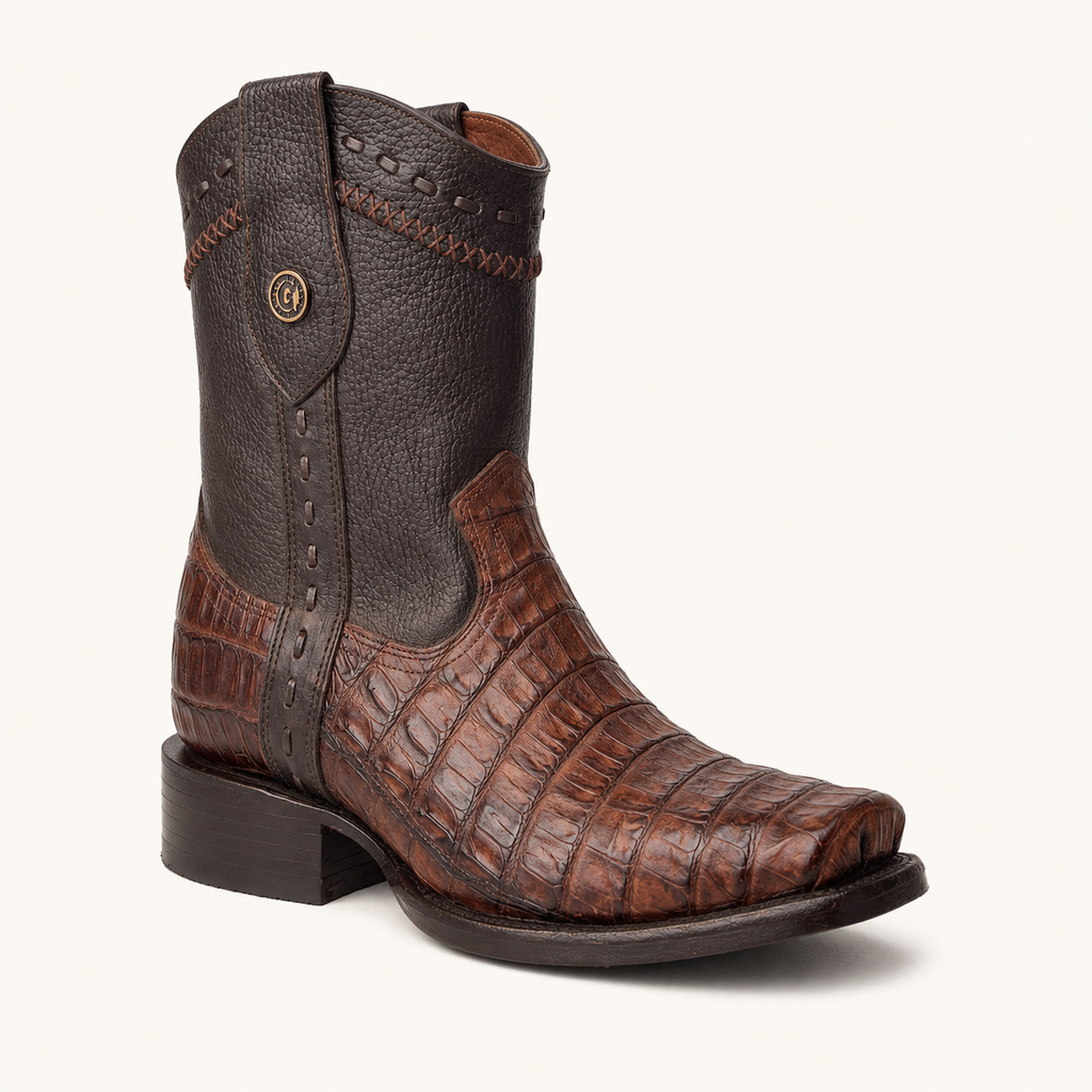 Bota Piel de Caimán Café Patrón — Cabrera