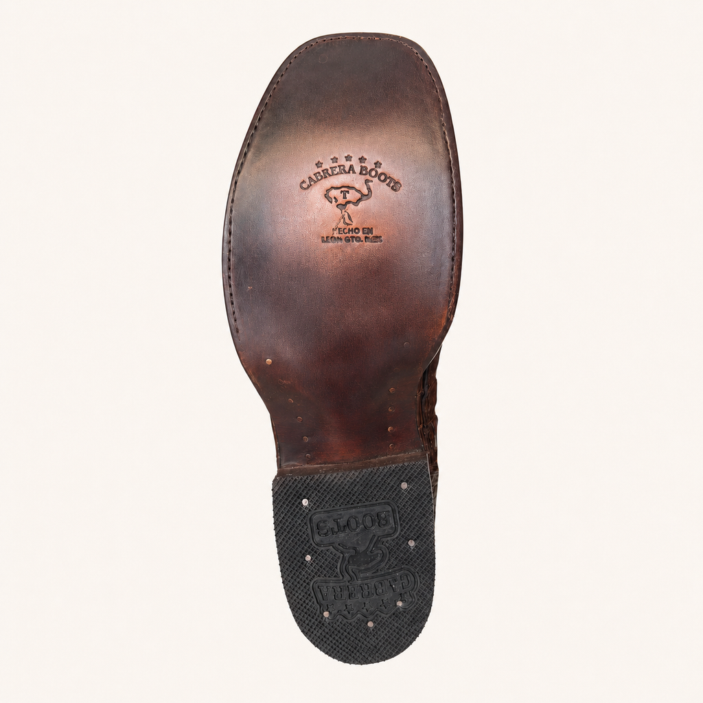 Bota Piel de Caimán Café Patrón — Cabrera