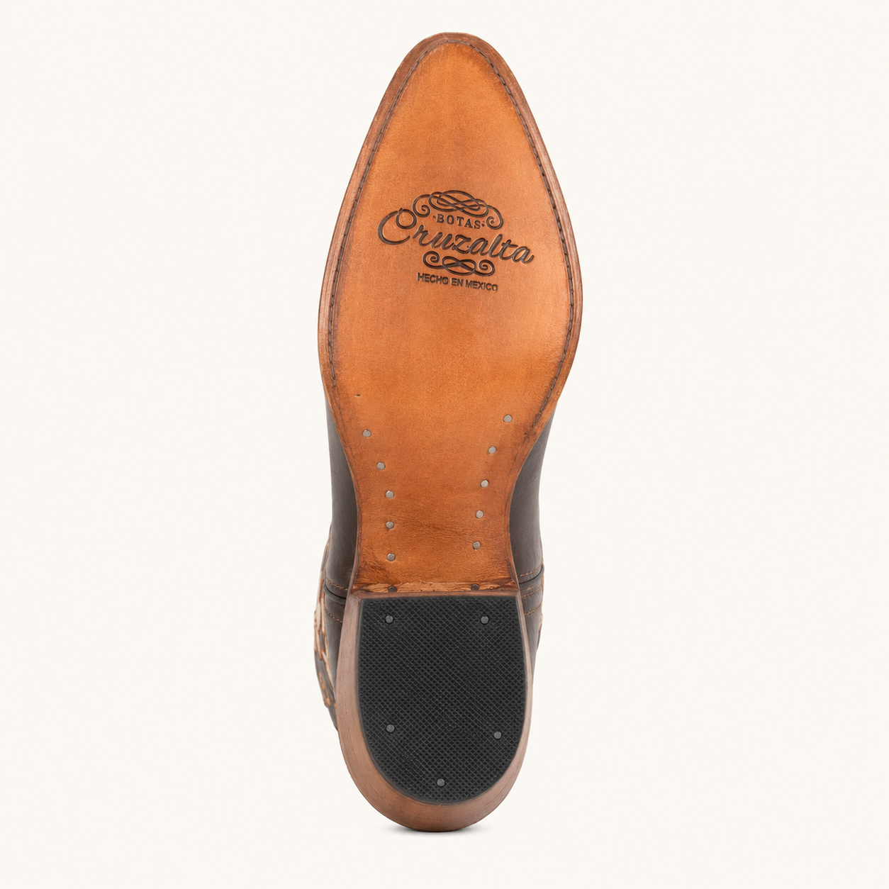 Magnolia Floral Embroidered Coffee Boot — Cruzalta