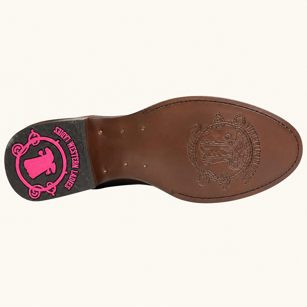 Bota Vaquera Alta Café Herencia — Virus Western Ladies