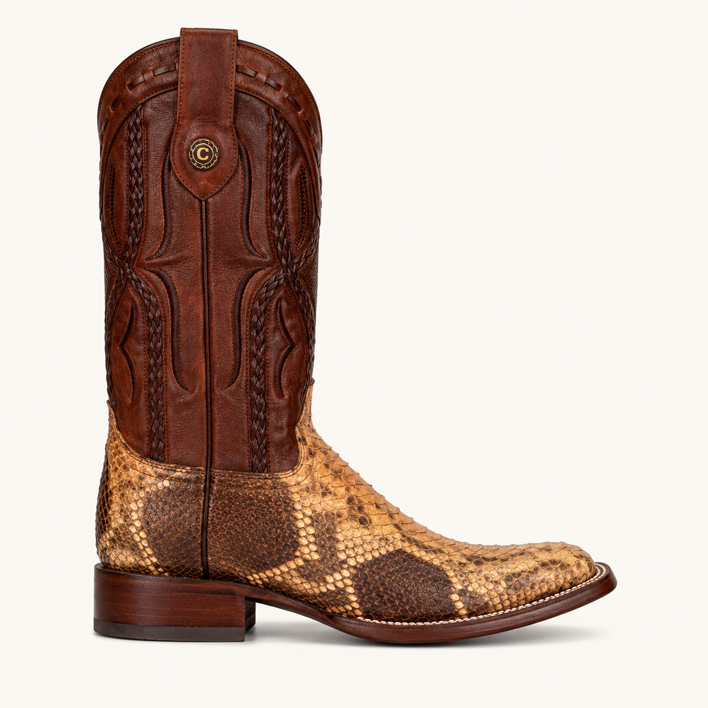 Python Boot Honey Tiger Spots — Cabrera