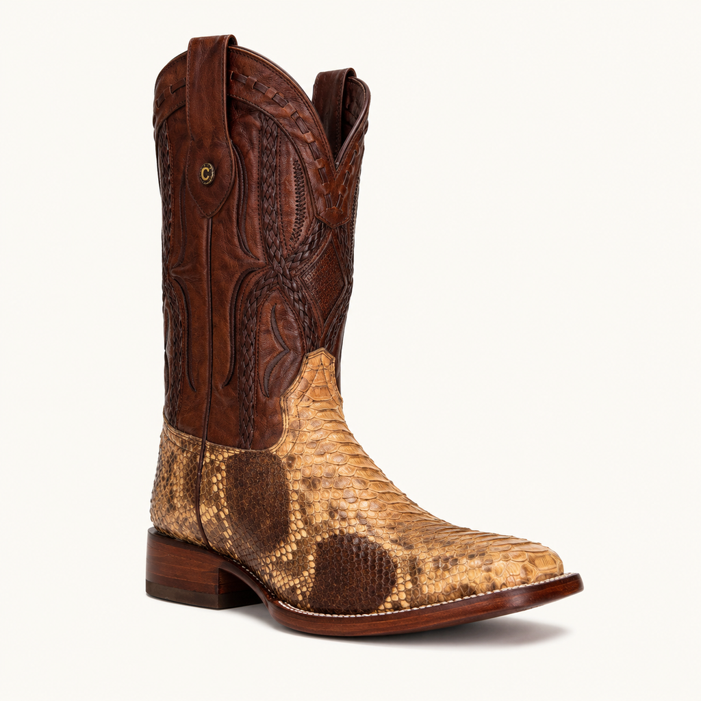 Python Boot Honey Tiger Spots — Cabrera