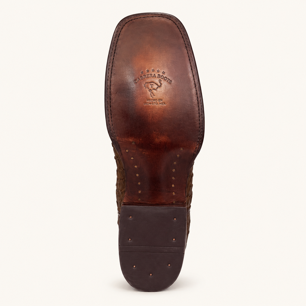Python Jumbo Coffee Shadow Boot — Cabrera