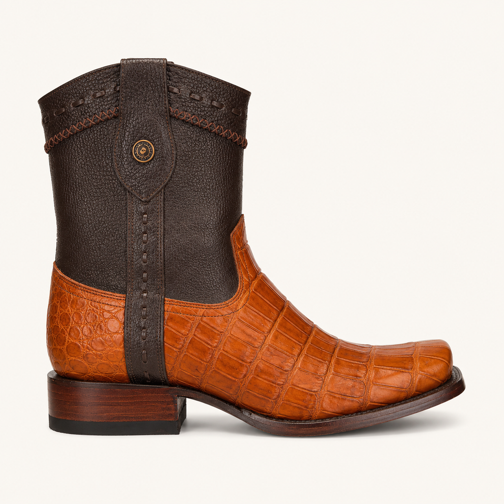 Bota Piel de Caimán Miel Dorado — Cabrera