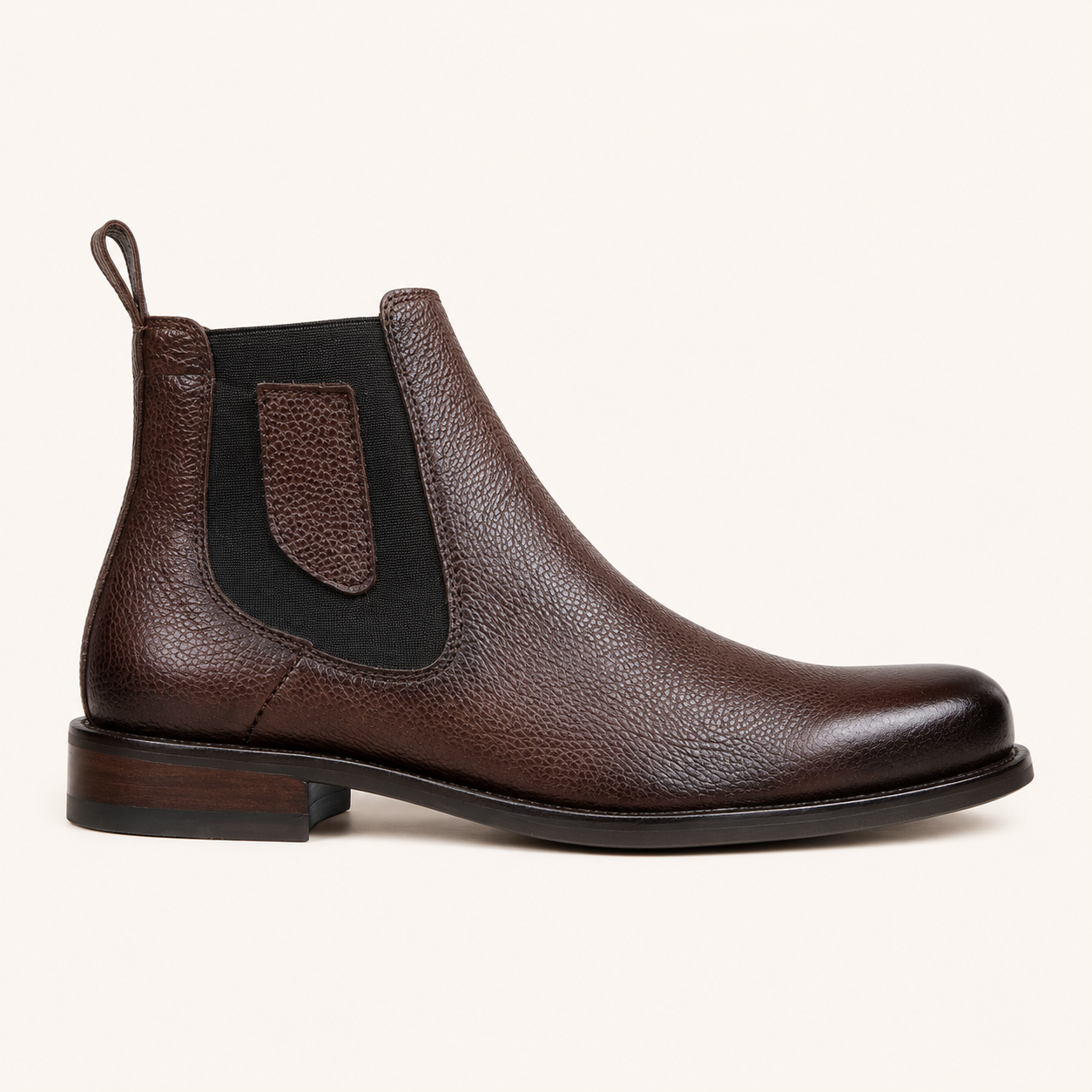 Botín Piel de Venado Chocolate Montura — JW Ranch