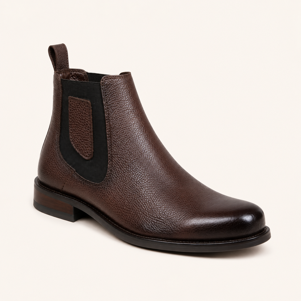 Botín Piel de Venado Chocolate Montura — JW Ranch