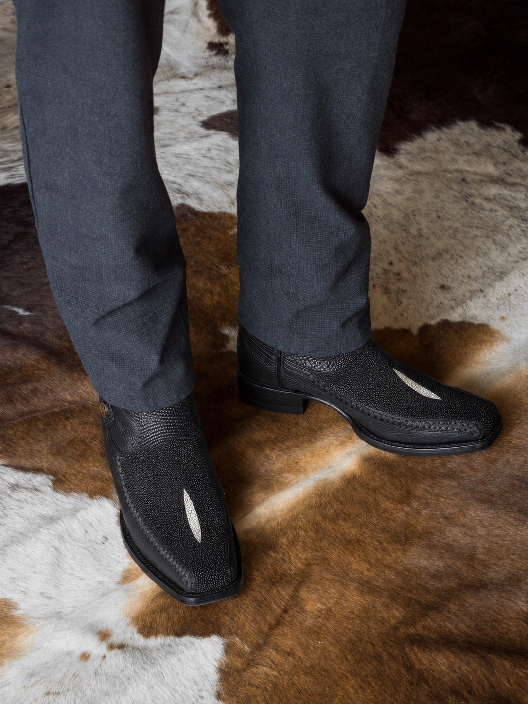 Black Stingray Boot Black Pearl — Cabrera