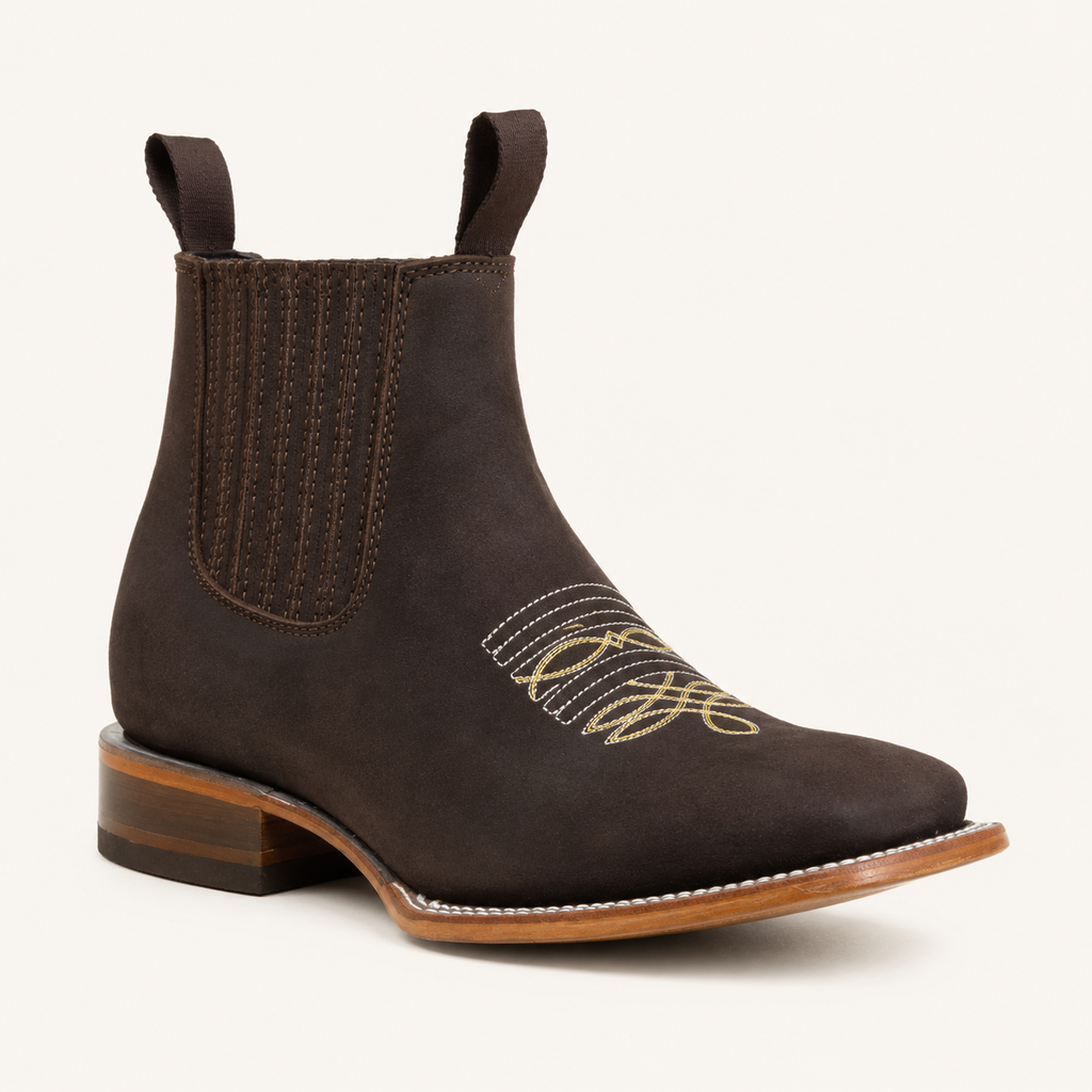JW Ranch Chocolate Crazy Horse Leather Boot