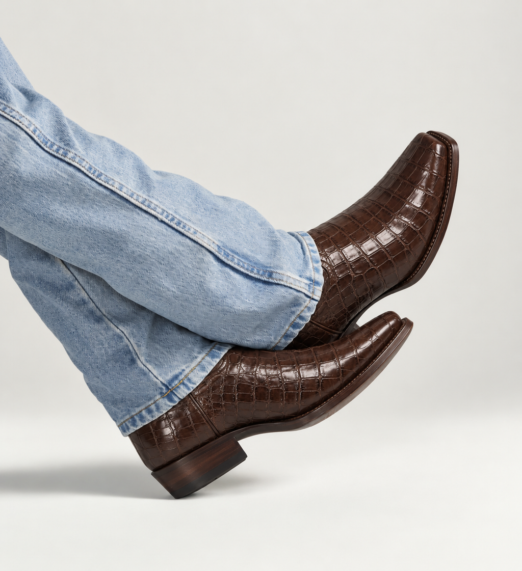 La Cacique in Tobacco Crocodile