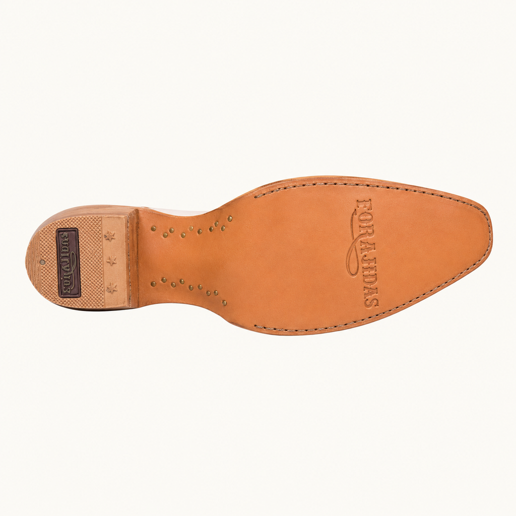 White High Embroidered Paloma Boot — Forajidas