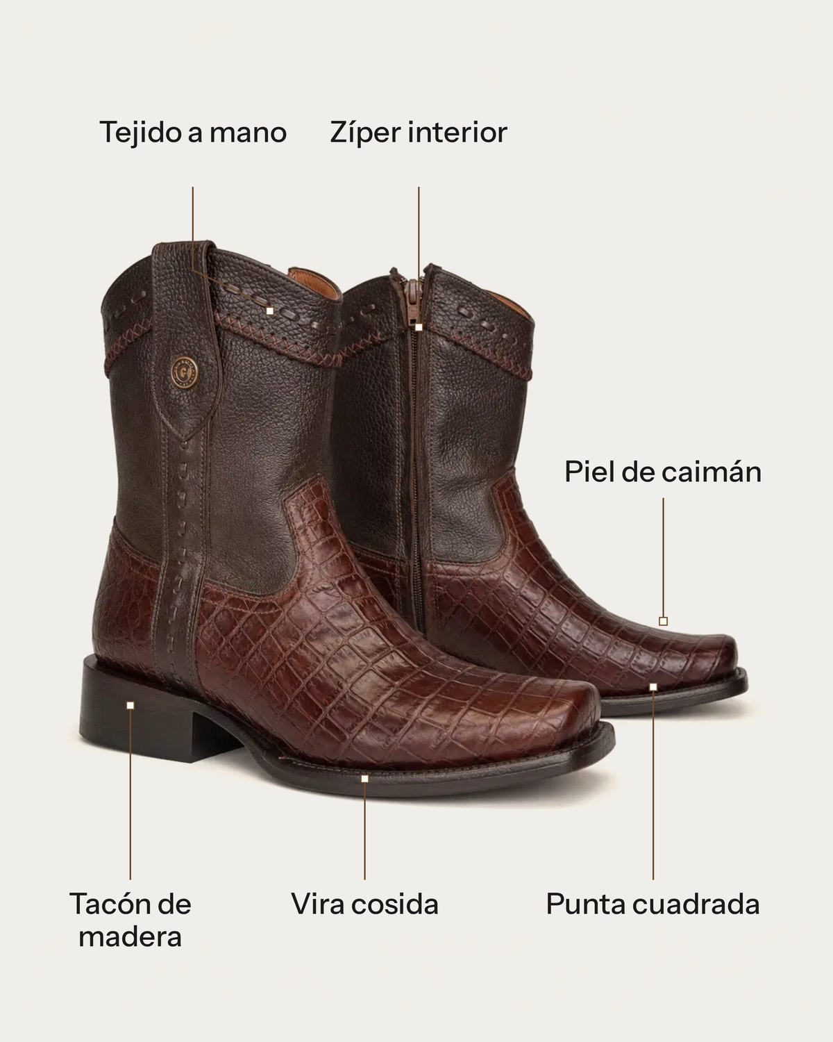La Caudillo in Brown Caiman