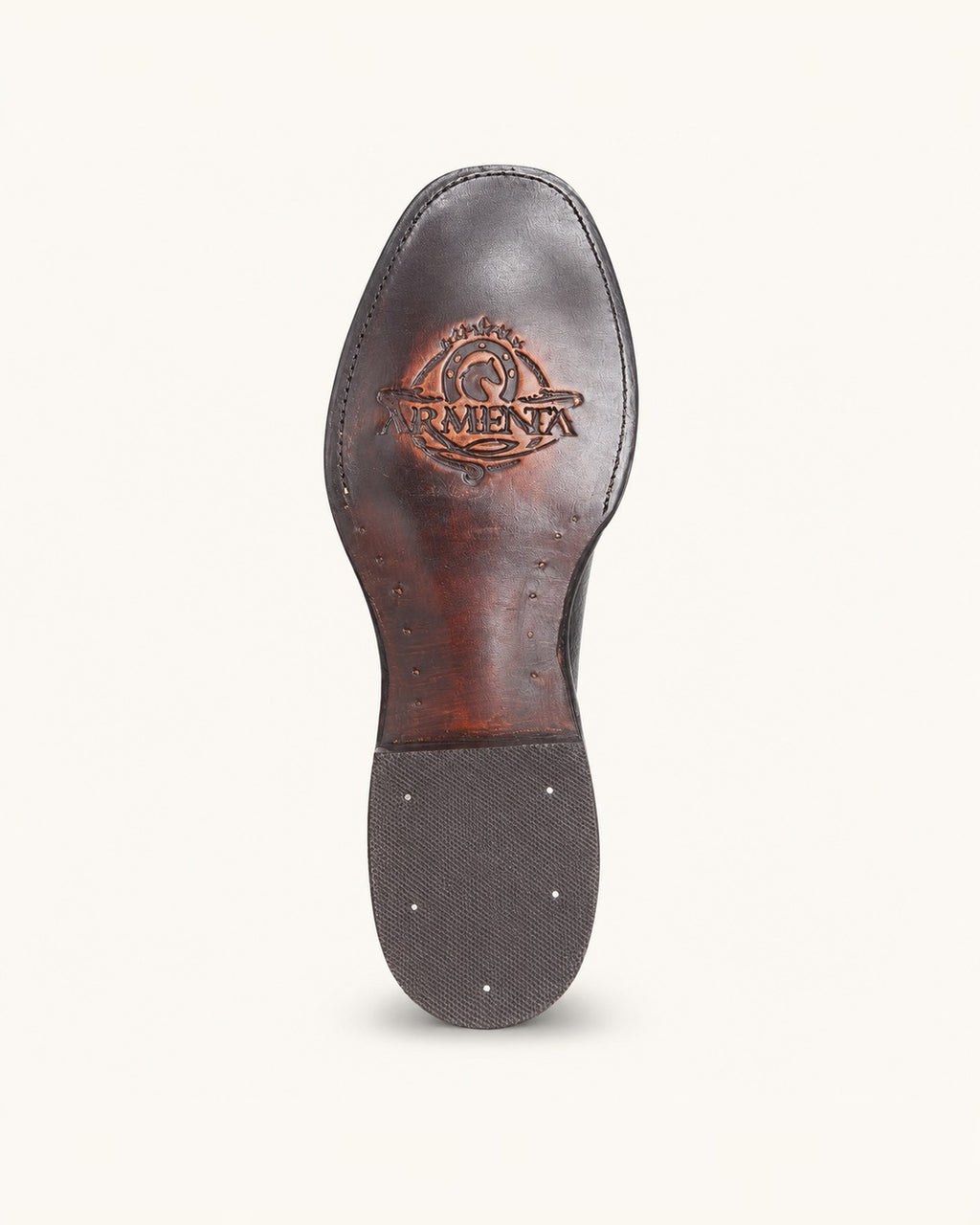 La Sendero in Cognac Brown Deer-Embossed Leather