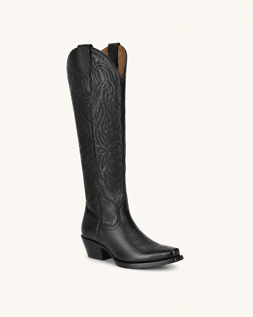 La Catrina Tall Black Boot with Zipper