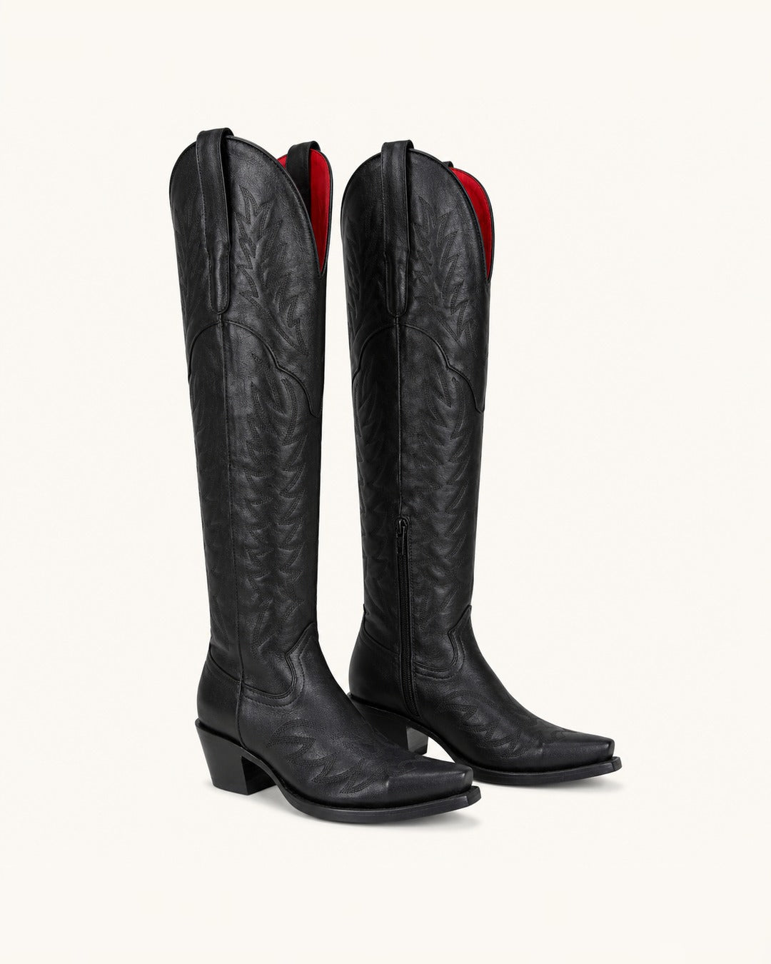 La Carmín Extra-Tall All-Black Boot