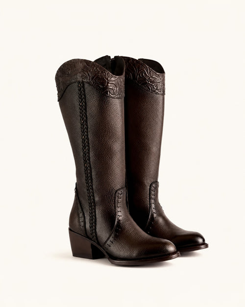 Lucy Floater Brown Boot