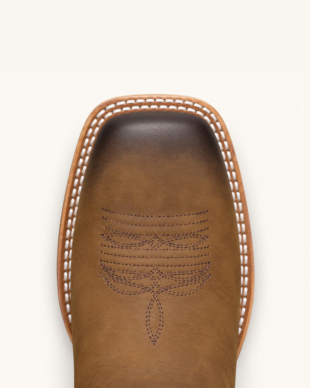 La Elizabeta in Honey with Wine Embroidery and Rivets