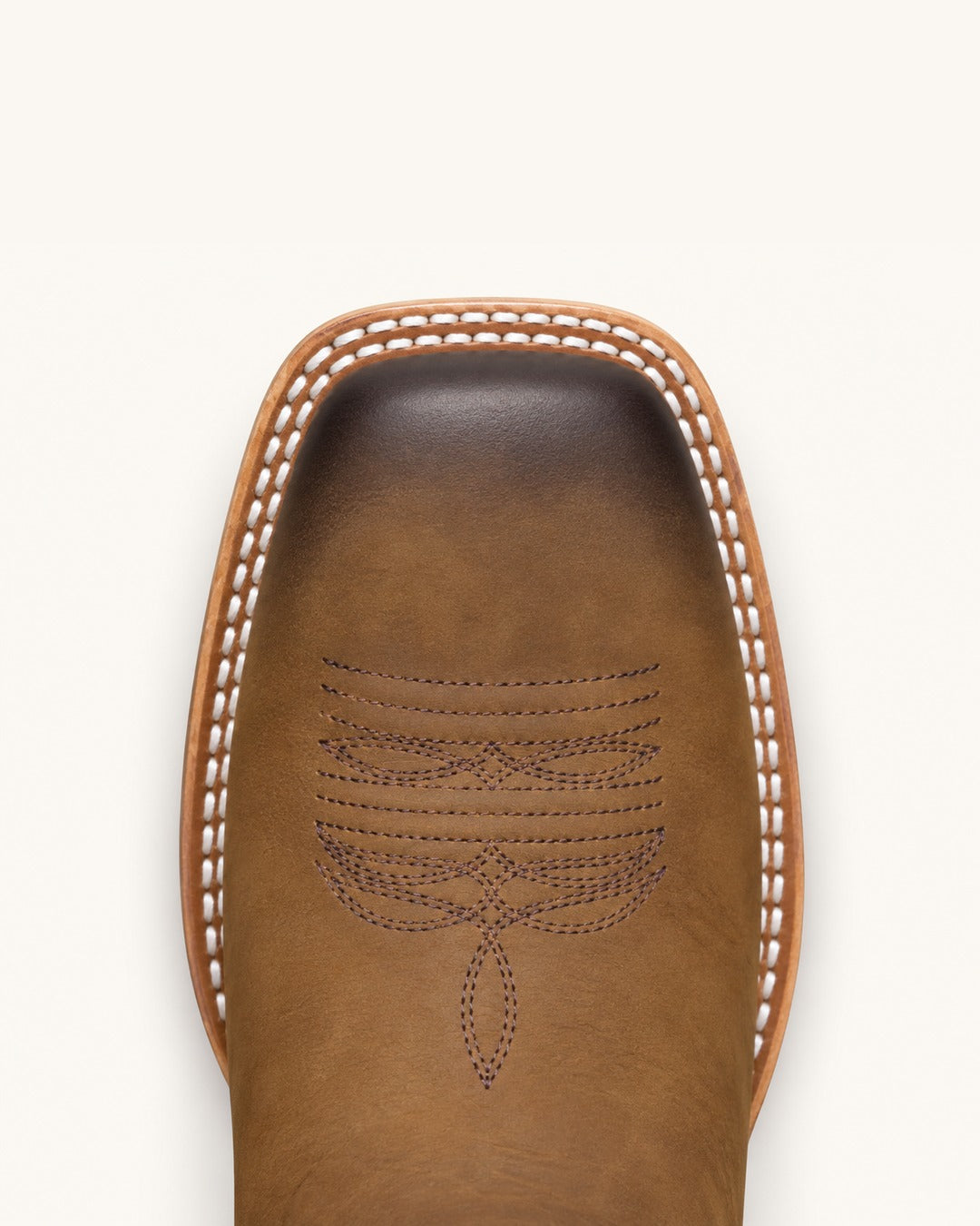 La Elizabeta in Honey with Wine Embroidery and Rivets