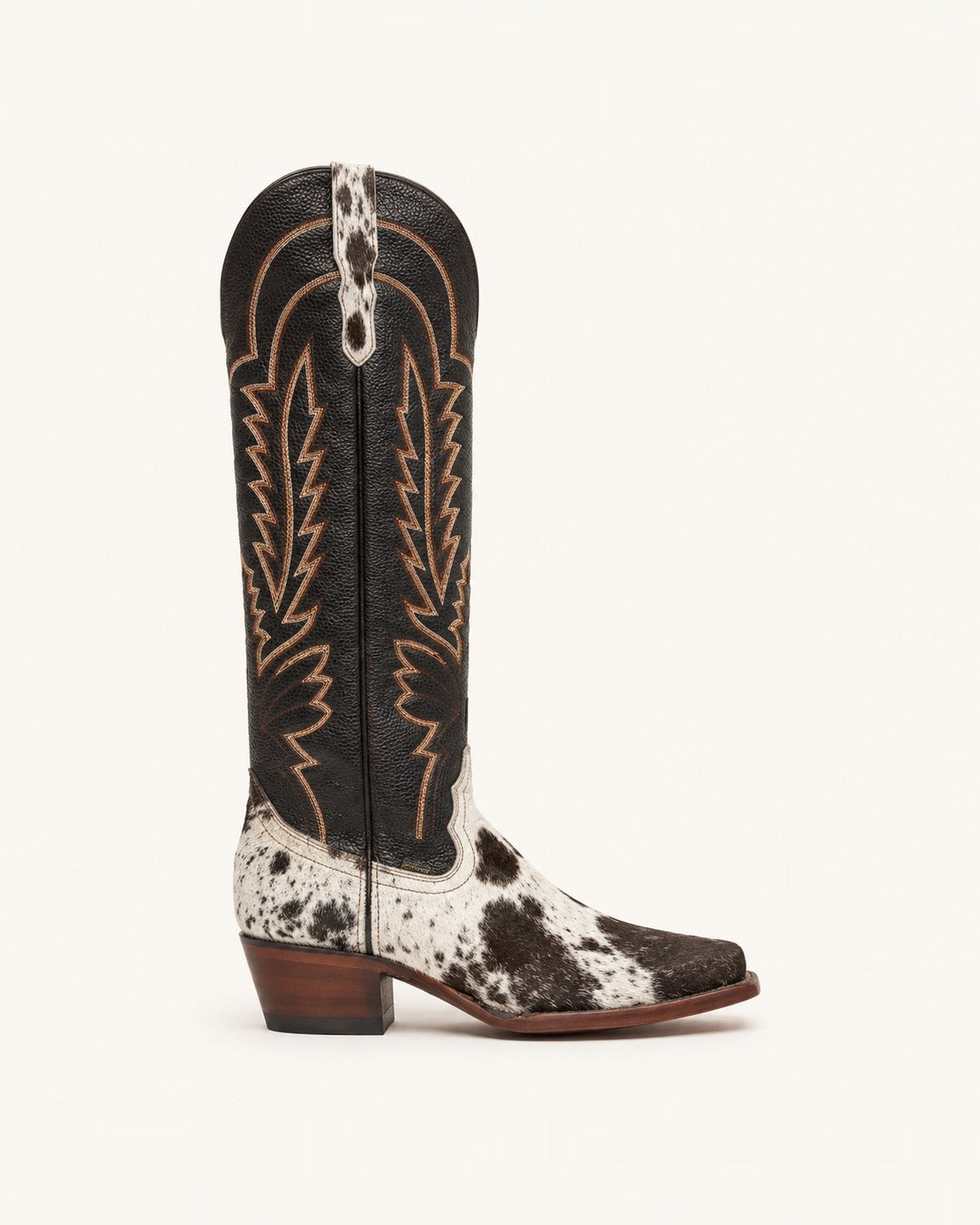La Espigas in Embroidered Hair-On Cowhide
