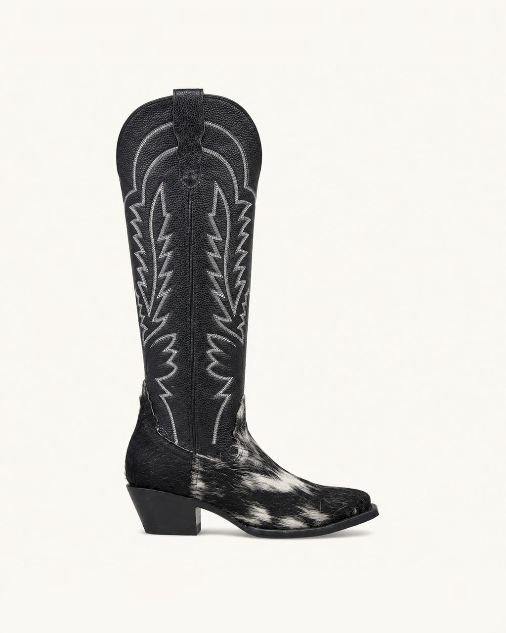 La Nocturna in Black Hair-On Cowhide