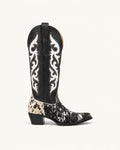La Pinta in Hair-On Cowhide with White Overlay