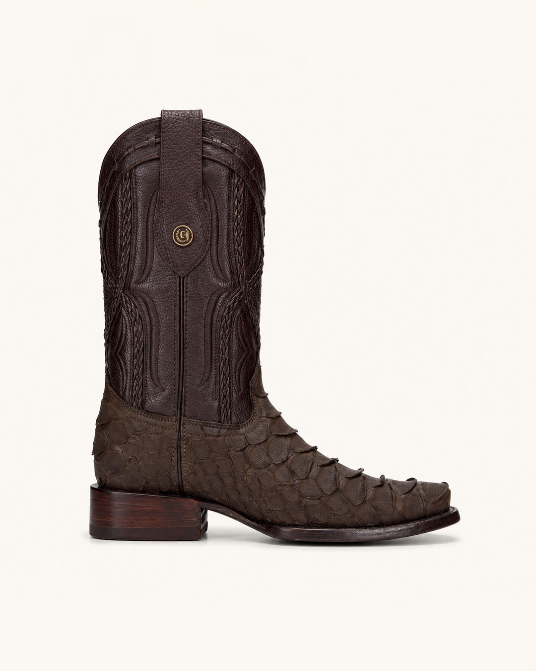 La Titán in Chocolate Brown Jumbo Python