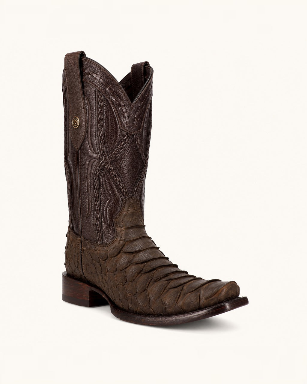 La Titán in Chocolate Brown Jumbo Python