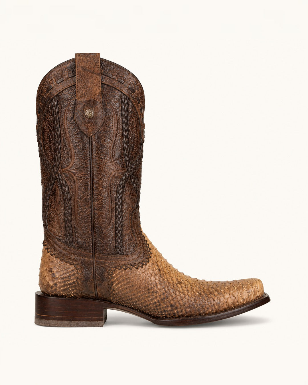 La Desierto in Sand Nubuck Python