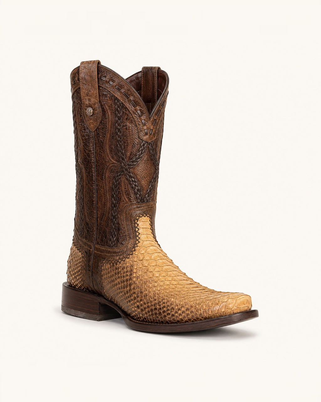 La Desierto in Sand Nubuck Python