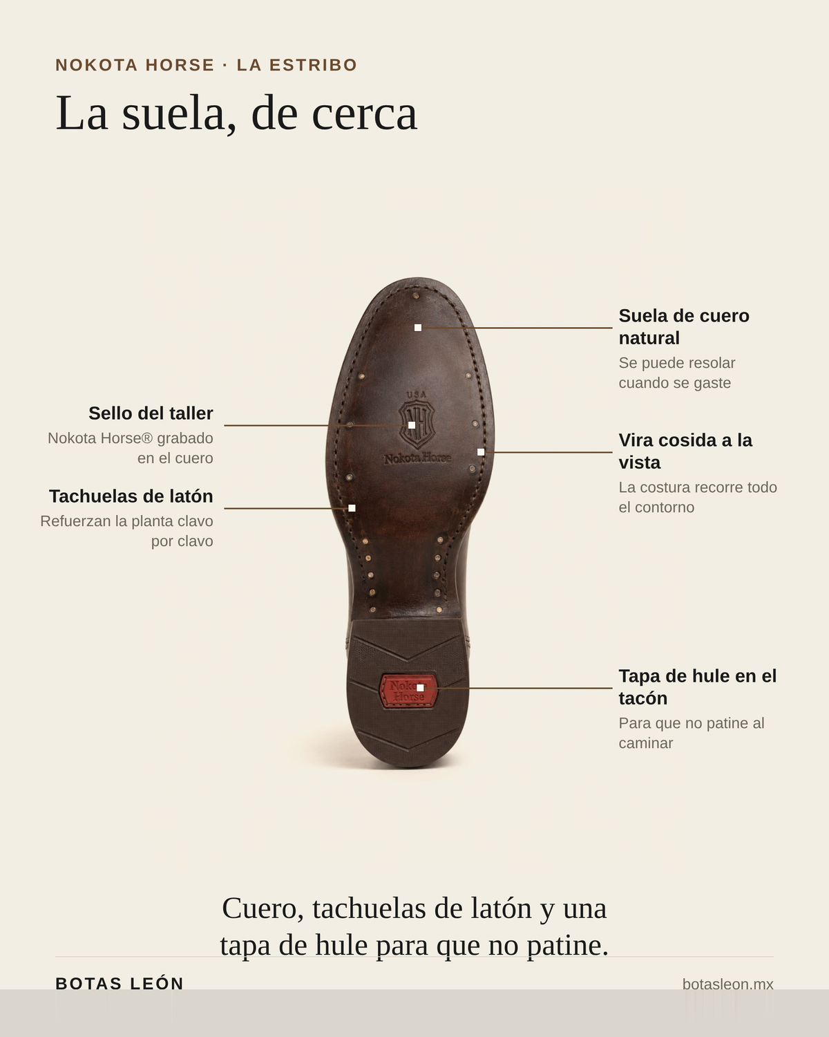 La Estribo in Chocolate Roper