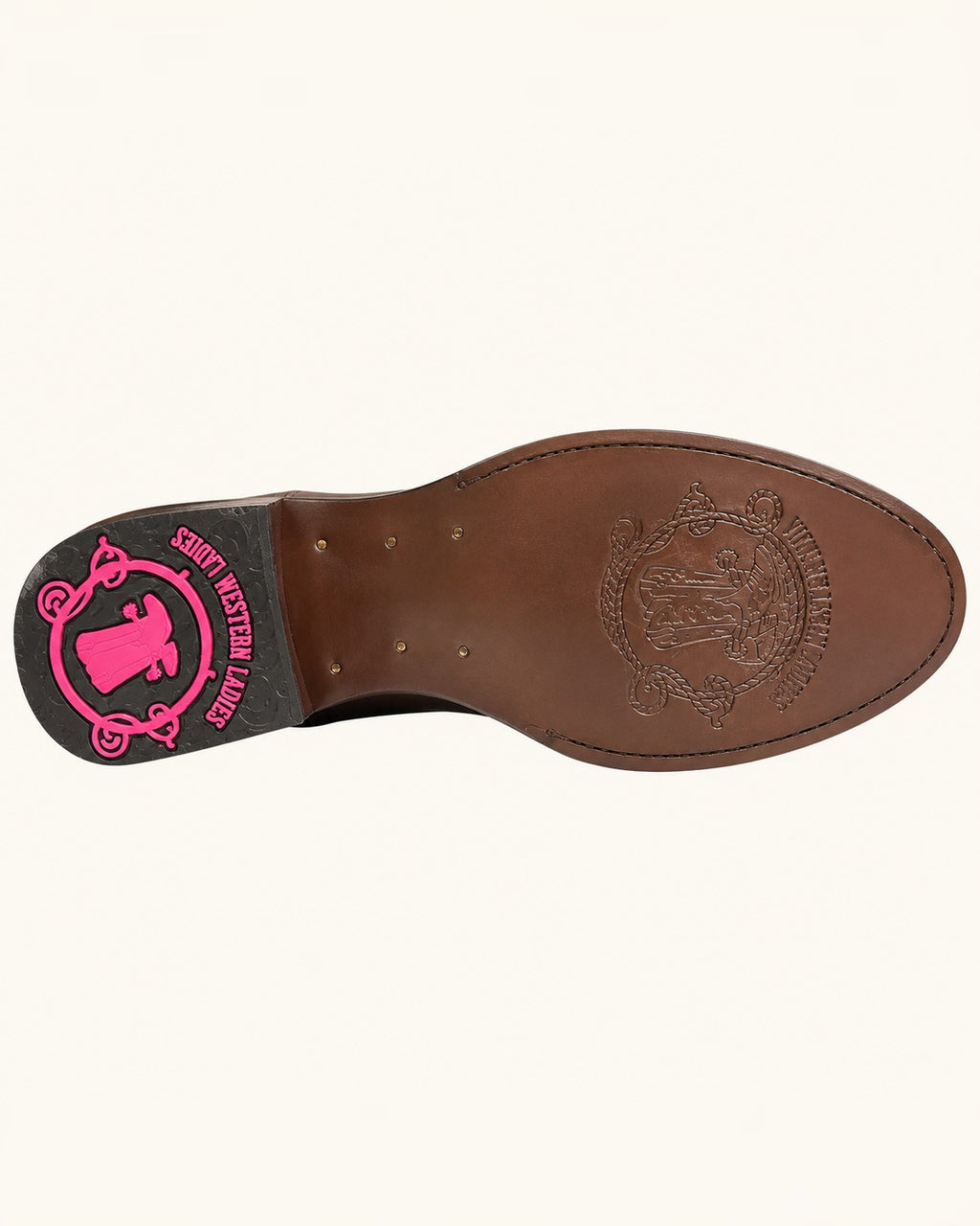 La Herencia Tall Brown Cowgirl Boot