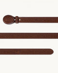El Bravo in Brown Tooled Leather